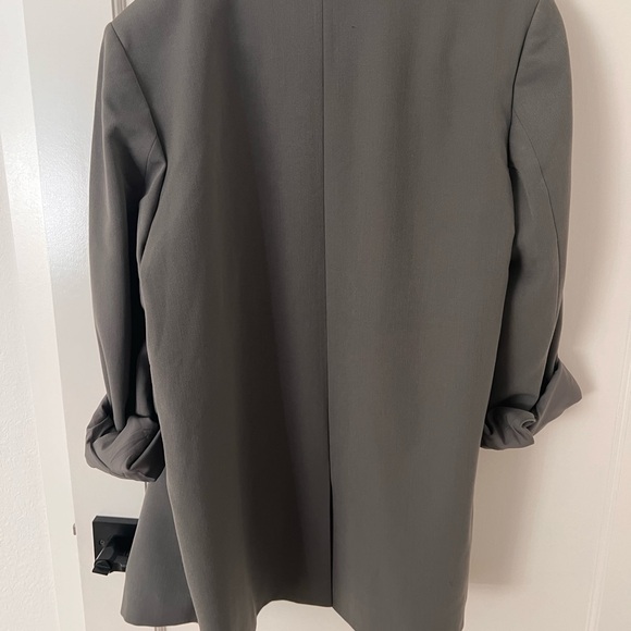 Oak and Fort Double Breasted Cotton Blazer - Picture 2 of 5